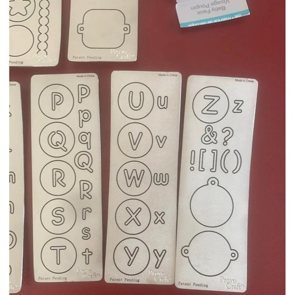 Cuttlebug BABY FACE AlphabetS - Picture 5 of 11